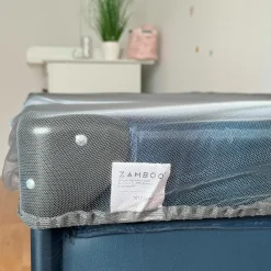 Universal Insektenschutz / Mückennetz für Baby-Reisebetten - Grau