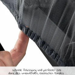 Universal Insektenschutz / Moskitonetz für Kinderwagen und Buggy - Grey