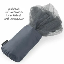 Universal Insektenschutz / Moskitonetz für Kinderwagen und Buggy - Grey
