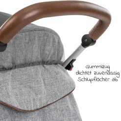 Universal Insektenschutz / Mückennetz für Kinderwagen, Buggy - Grau