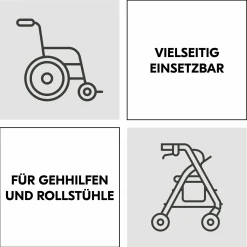 Universal Kinderwagen Haken für Tragetaschen / Wickeltaschen - Black