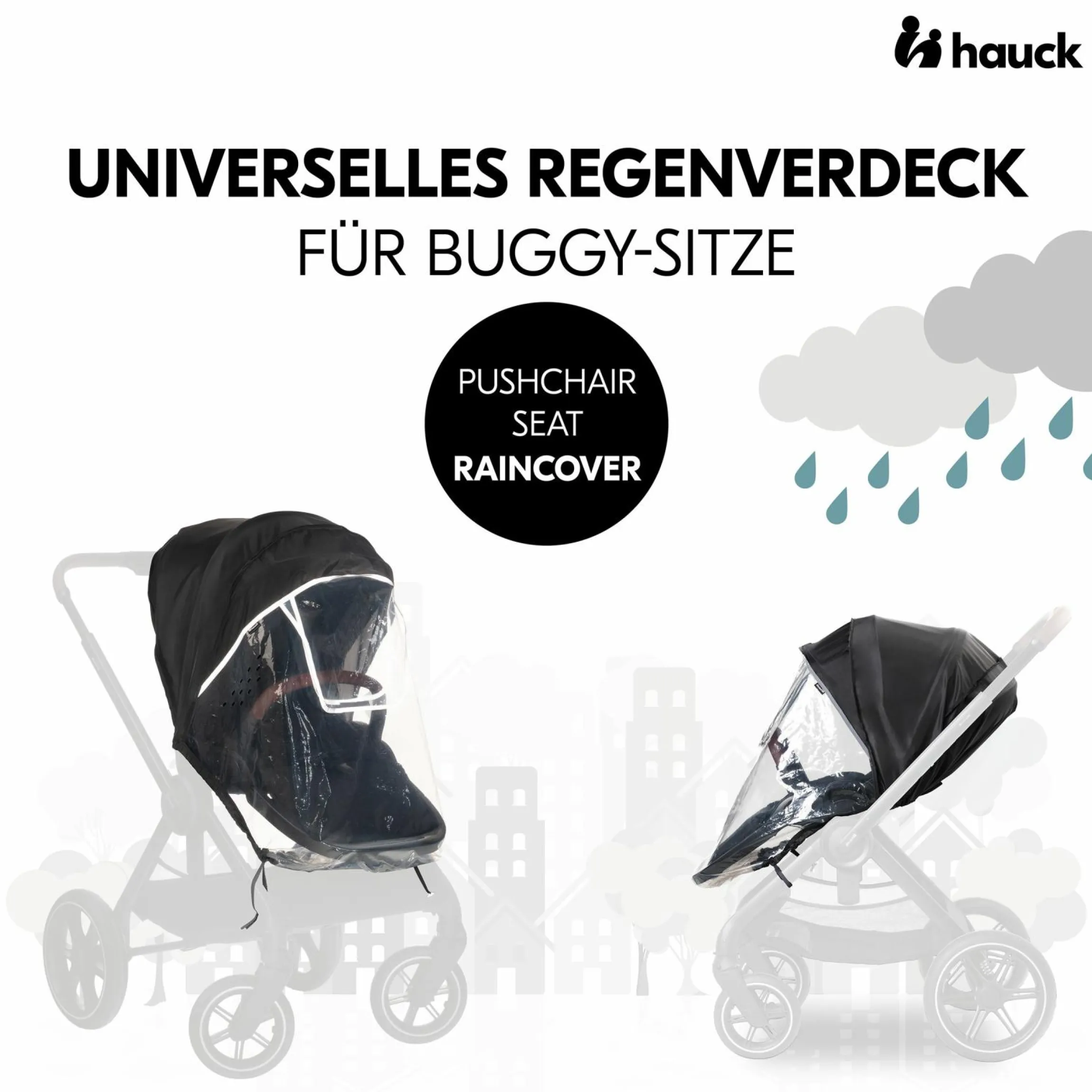 Universal Regenschutz für Kinderwagen (Sportsitze / Buggysitze)