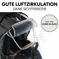 Universal Regenschutz für Kinderwagen (Sportsitze / Buggysitze)