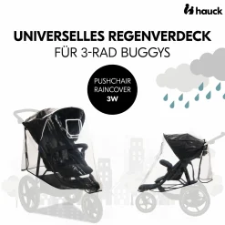 Universal Regenschutz für 3-rädrige Buggys und Kinderwagen