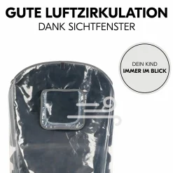 Universal Regenschutz für 3-rädrige Buggys und Kinderwagen