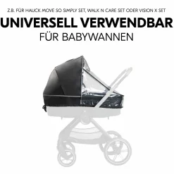 Universal Regenschutz für Kinderwagen Babywannen