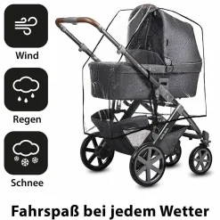 Universal Regenschutz für Salsa, Condor, Turbo, Viper, Tereno - Black