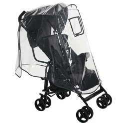 Universal Regenschutz für Buggy & Sportwagen mit verschließbarem Fenster