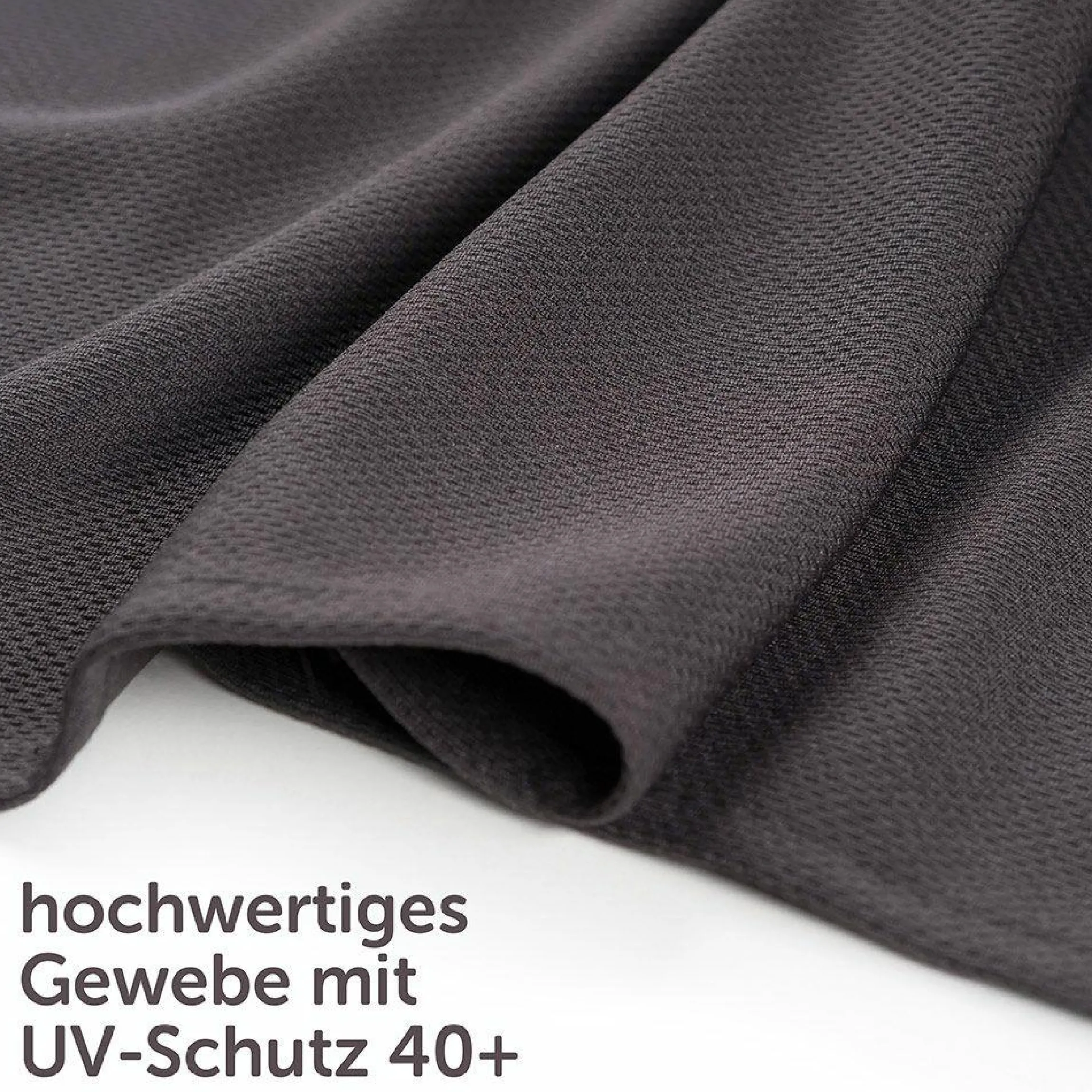 Universal Sonnenschutz Slide & Shade mit Vorhangfunktion - Doppelpack - Dunkelgrau