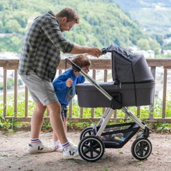 Universal Sonnensegel Deluxe für Kinderwagen und Buggy - Grau