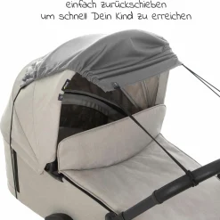 Universal Sonnensegel für Kinderwagen - Grey