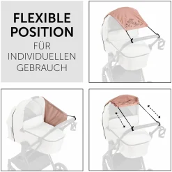 Universal Sonnensegel für Kinderwagen - Disney - Bambi Rose
