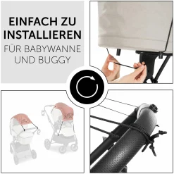 Universal Sonnensegel für Kinderwagen - Disney - Bambi Rose
