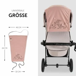 Universal Sonnensegel für Kinderwagen - Disney - Bambi Rose