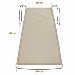 Universal Sonnensegel für Kinderwagen - Beige