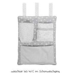 Utensilo für alle babybay Beistellbetten - Perlgrau - Kollektion 2024