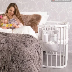 Utensilo für alle babybay Beistellbetten - Perlgrau - Kollektion 2024