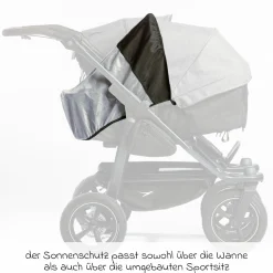 UV-Sonnenschutz für eine Duo 2 Kombi-Einheit (Wanne + Sitz) - Kollektion 2025