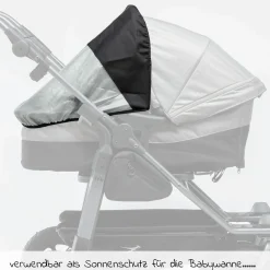 UV-Sonnenschutz für eine Duo Kombi-Einheit (Babywanne + Sitz)