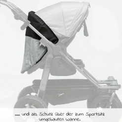 UV-Sonnenschutz für eine Duo Kombi-Einheit (Babywanne + Sitz)