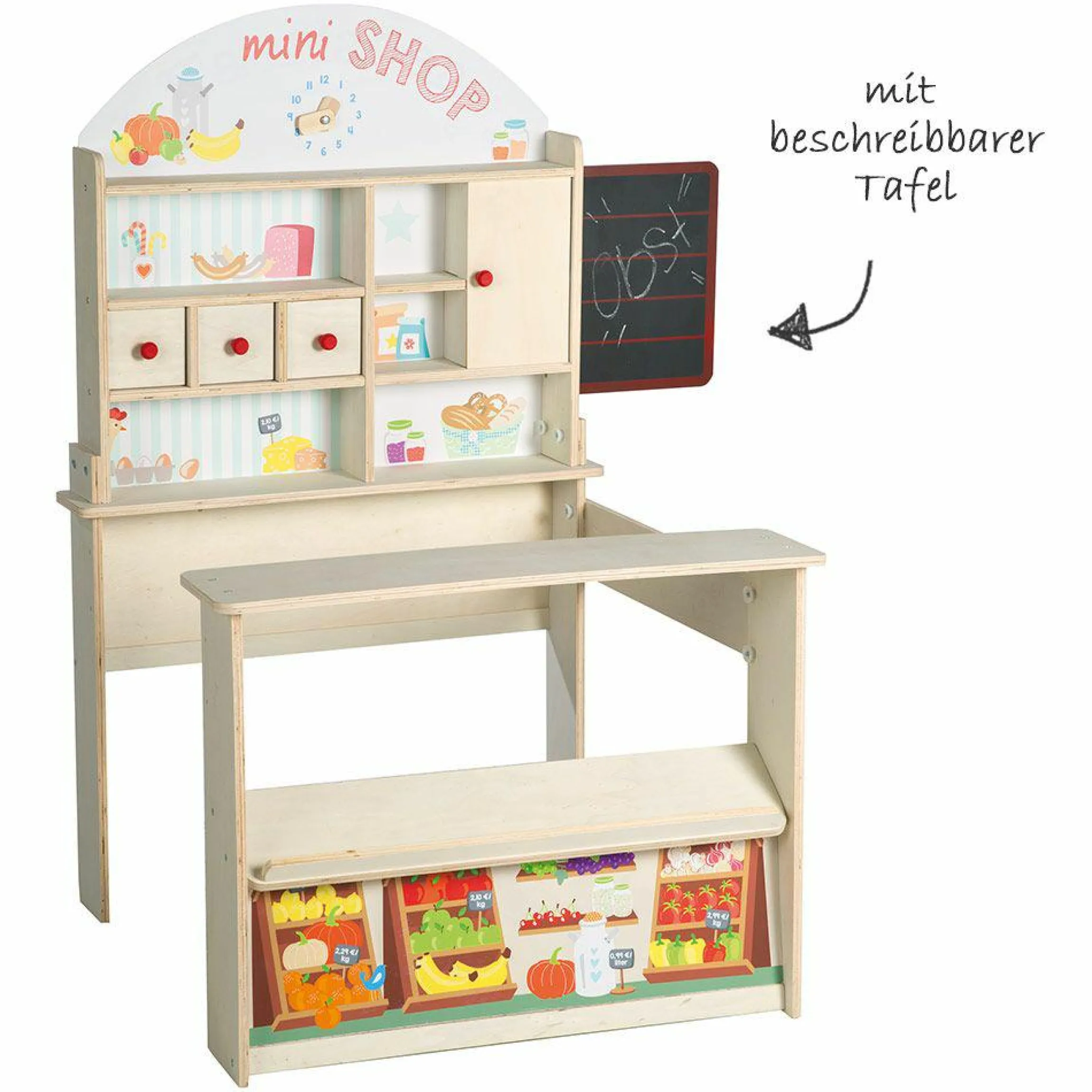 Verkaufsstand Mini Shop - Natur