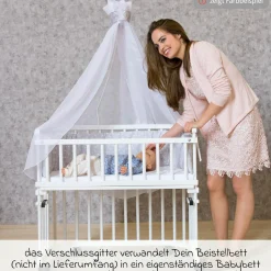 Verschlußgitter für Beistellbett Original & Midi - Kernbuche geölt - Kollektion 2024