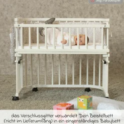 Verschlussgitter für Beistellbett Maxi Kernbuche geölt - Kollektion 2024