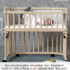 Verschlussgitter für Beistellbett Maxi & Boxspring - Schiefergrau lackiert - Kollektion 2024