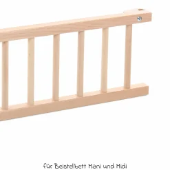 Verschlussgitter für Beistellbett Mini & Midi & Original - Natur lackiert - Kollektion 2024