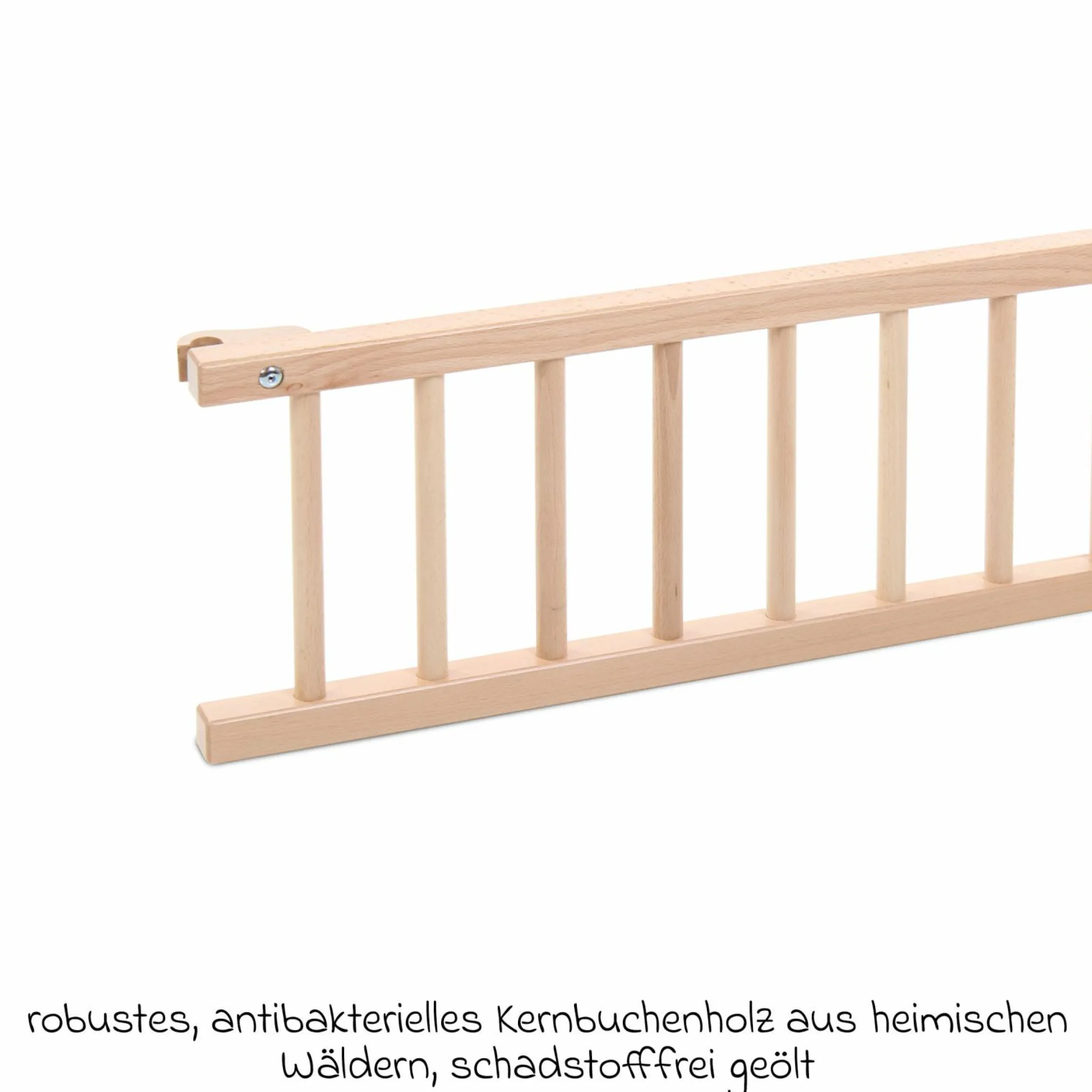 Verschlussgitter für Beistellbett Mini & Midi & Original - Natur lackiert - Kollektion 2024