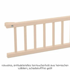 Verschlussgitter für Beistellbett Original & Midi - Beige lackiert - Kollektion 2024