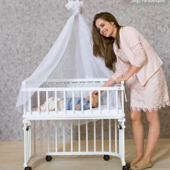 Verschlussgitter für Beistellbett Original & Midi - Beige lackiert - Kollektion 2024