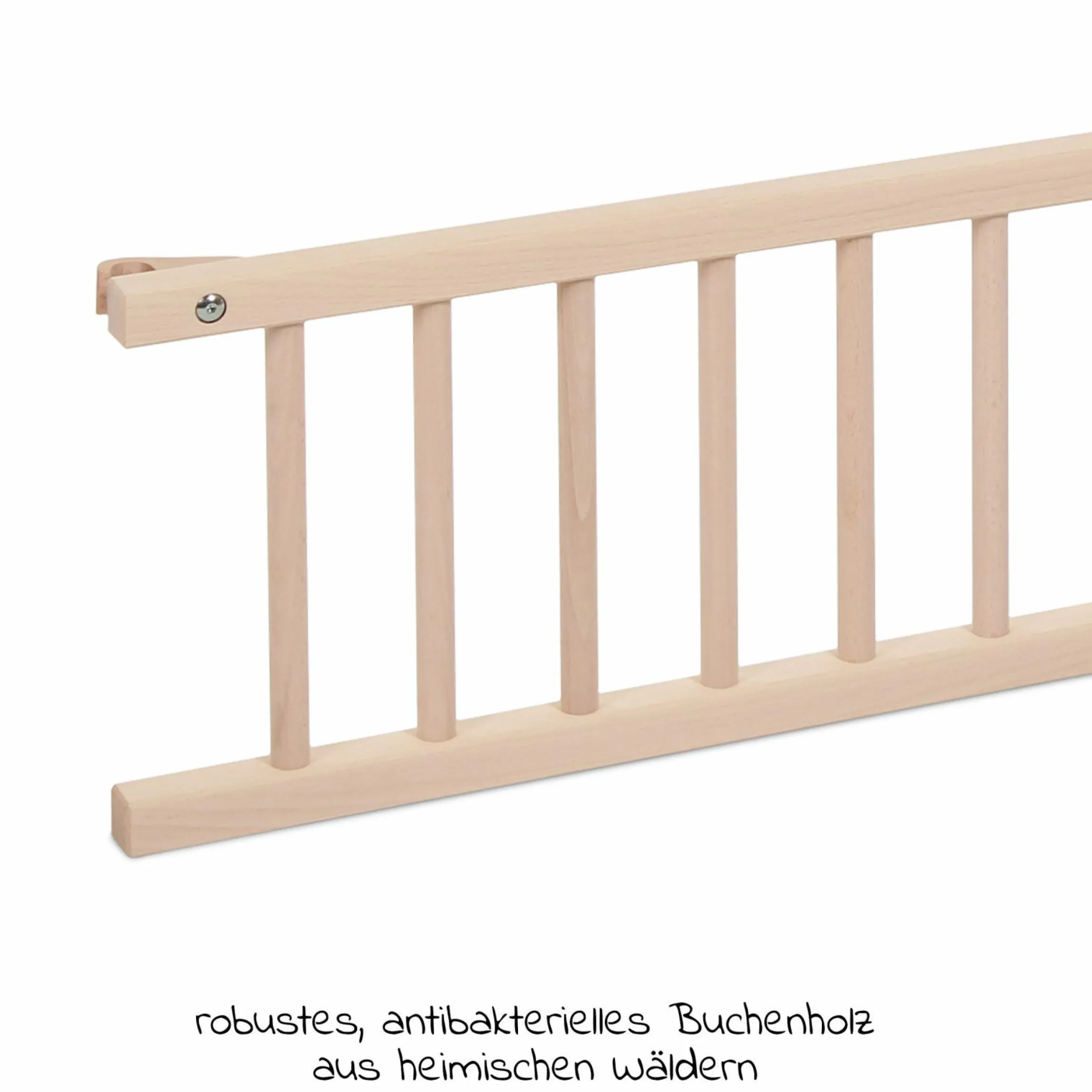 Verschlussgitter für Boxspringbett XXL - Stubenwagennutzung - Natur unbehandelt - Kollektion 2024