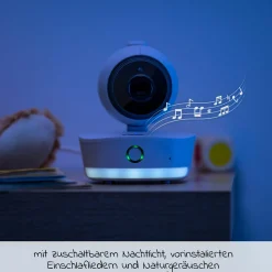 Video-Babyphone IP BabyCam Move - Weiß / Grau