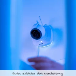 Video-Babyphone IP BabyCam Move - Weiß / Grau