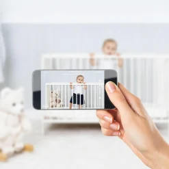 Video-Babyphone IP BabyCam Move - Weiß / Grau