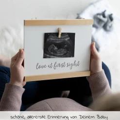 Wandbehang für Ultraschallbild - Love at first sight