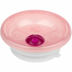 Warmhalte-Teller mit Saugring - Rose