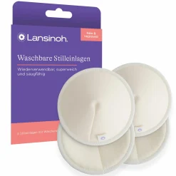 Waschbare Stilleinlage 4er Pack - Weiß