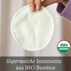 Waschbare Stilleinlage 4er Pack - Weiß