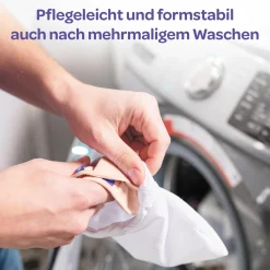 Waschbare Stilleinlage 8er Pack - Hellrosa & Schwarz