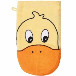 Waschhandschuh - Ente Gelb