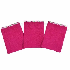 Waschhandschuh 3er Pack - Beere