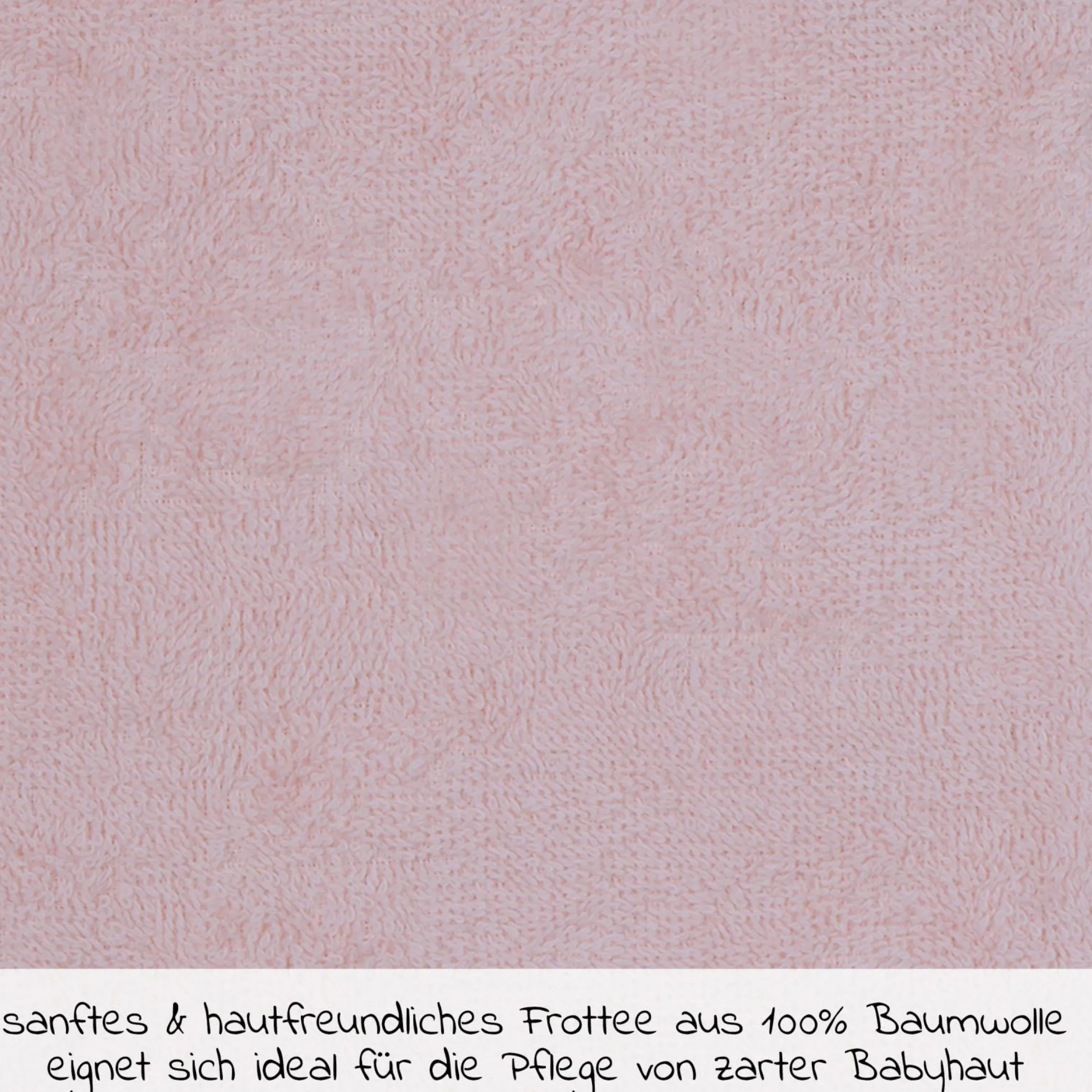 Waschhandschuh 3er Pack - Uni Lachsrosa