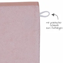 Waschhandschuh 3er Pack - Uni Lachsrosa