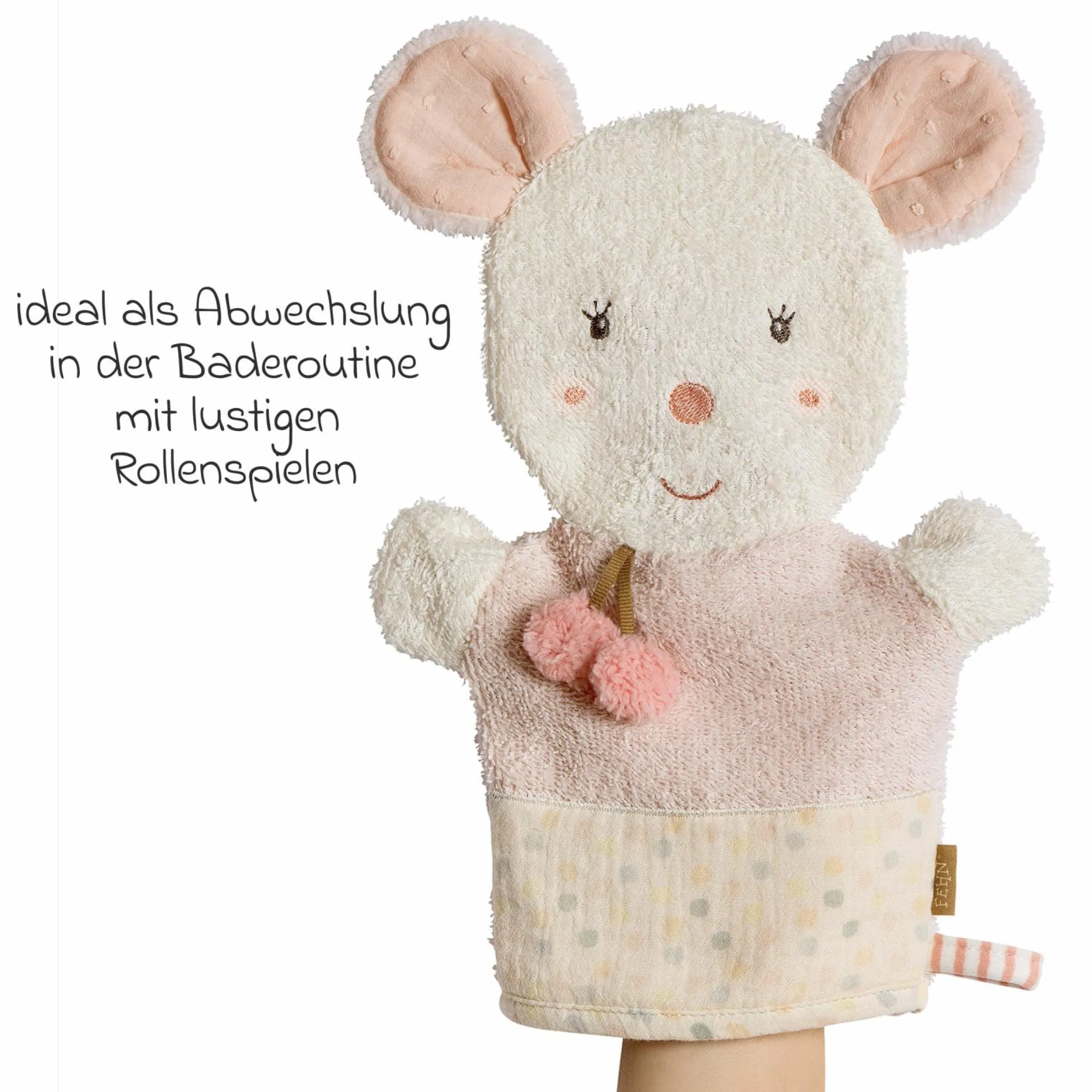 Waschhandschuh Maus - feehnland