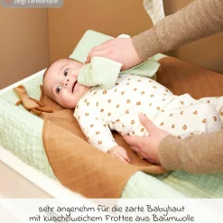 Waschtuch / Spucktuch 6er Pack Frottee 30 x 30 cm - OffWhite / Soft Pink / Toffee