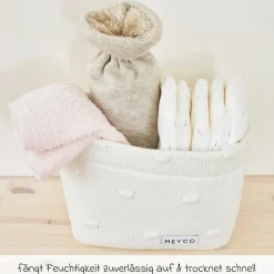 Waschtuch / Spucktuch 6er Pack Frottee 30 x 30 cm - OffWhite / Soft Pink / Toffee