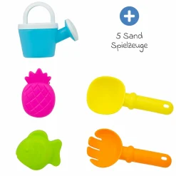 Wasser & Sandspieltisch mit 5-tlg. Zubehör