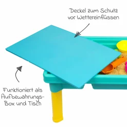 Wasser & Sandspieltisch mit 5-tlg. Zubehör